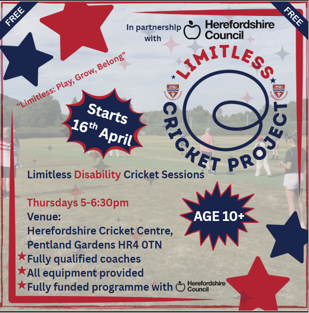 Limitless Disability Cricket sessions