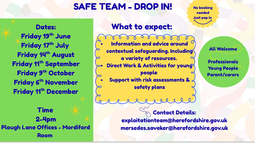 SAFE Team – drop in